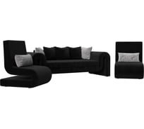 Набор волна-1 (диван, 2 кресла) Лига диванов 115657