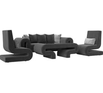 Набор волна-2 (стол, диван, 2 кресла) Лига диванов 115703