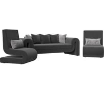 Набор волна-1 (диван, 2 кресла) Лига диванов 115655