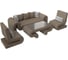 Набор волна-2 (стол, диван, 2 кресла) Лига диванов 115708 5