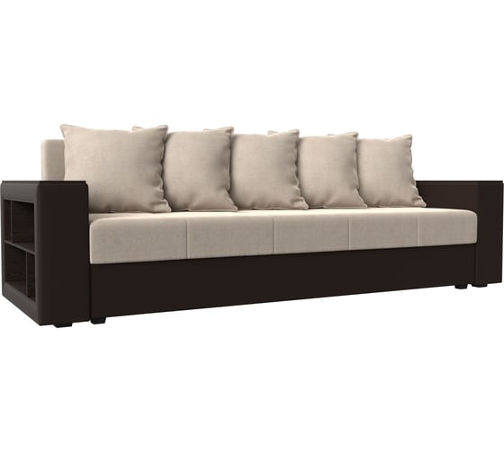 Диван прямой дубай лайт полки слева Лига диванов 114330L 1