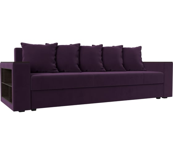 Диван прямой дубай лайт полки слева Лига диванов 114364L 1