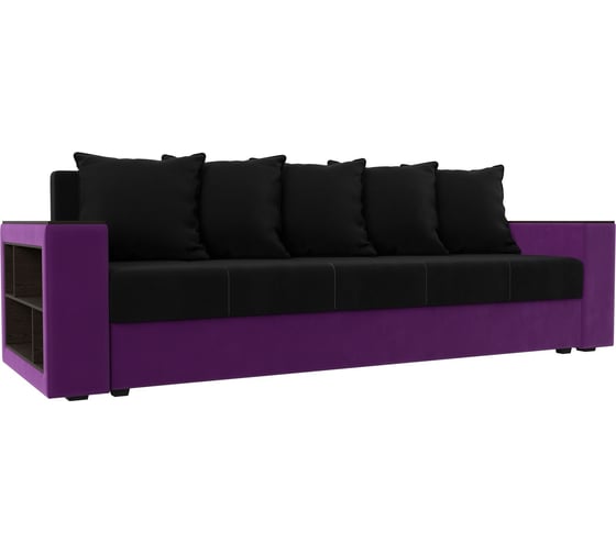 Диван прямой дубай лайт полки слева Лига диванов 114363L 1