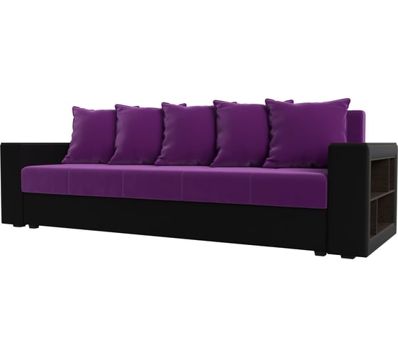 Диван прямой дубай лайт полки справа Лига диванов 114329 1