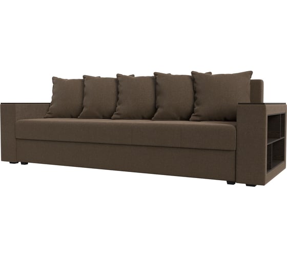 Диван прямой дубай лайт полки справа Лига диванов 114342 1