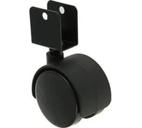 Мебельное колесо ТУНДРА диаметр 50 мм, с U-образным креплением, без тормоза 1874250