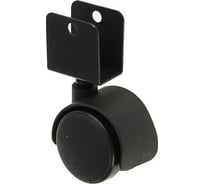 Мебельное колесо ТУНДРА диаметр 40 мм, с U-образным креплением, без тормоза 1874249