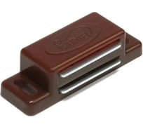 Мебельный магнит ТУНДРА M001BR 41x13 мм, маленький, коричневый 3758816