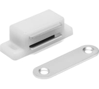 Мебельный магнит ТУНДРА M001P 41x13 мм, маленький, прозрачный 4645190