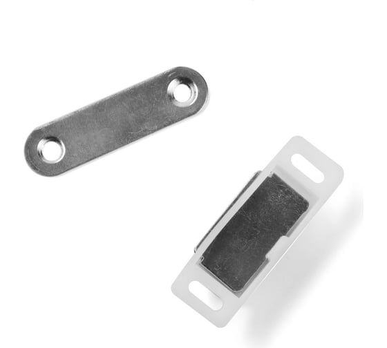Мебельный магнит ТУНДРА M001P 41x13 мм, маленький, прозрачный 4645190