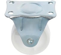 Откатной ролик ТУНДРА диаметр 45 мм, белый 3836299