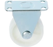 Откатной ролик ТУНДРА диаметр 38 мм, белый 3836298