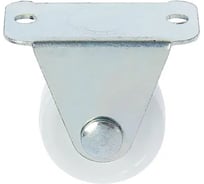 Откатной ролик ТУНДРА диаметр 25 мм, белый, 1 шт. 4748656