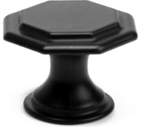 Ручка-кнопка ТУНДРА LIGHT РК034BL черный 4647186