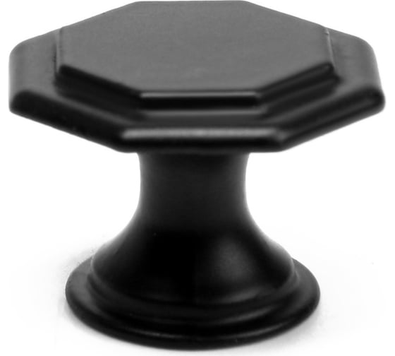 Ручка-кнопка ТУНДРА LIGHT РК034BL черный 4647186