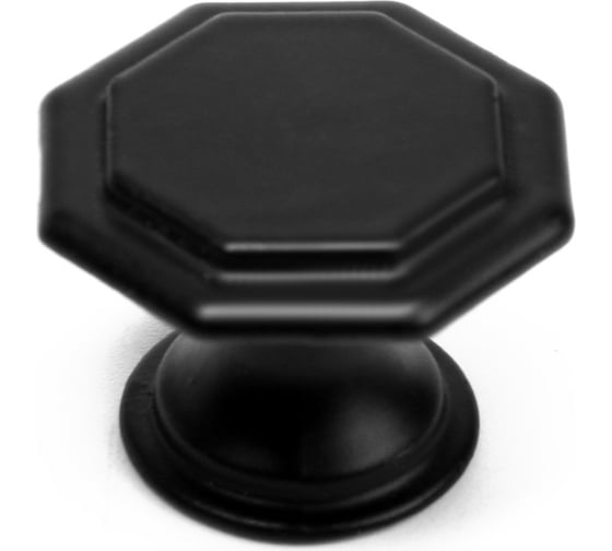 Ручка-кнопка ТУНДРА LIGHT РК034BL черный 4647186