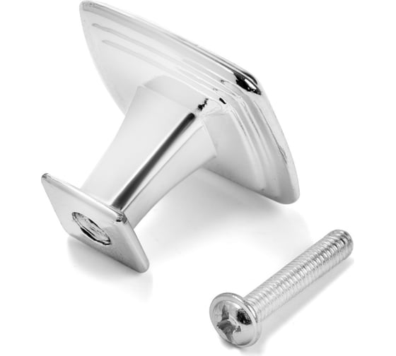 Ручка-кнопка ТУНДРА РК112CP (MK112CP) хром 4647210