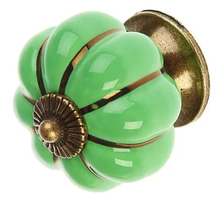 Ручка-кнопка ТУНДРА Ceramics 001, керамическая, фисташковая 2768103