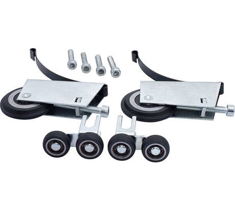 Ролики/колеса в комплекте Mebax Асимметрия 3-ий класс для шкафа-купе с саморезом 00000000029