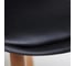 Стул Tetchair tulip mod. 73 дерево/пластик/пу, 485x525x830 мм, черный 14210 5