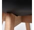Стул Tetchair tulip mod. 73 дерево/пластик/пу, 485x525x830 мм, черный 14210 8