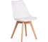 Стул Tetchair tulip mod. 73 дерево/пластик/пу, 485x525x830 мм, белый 14206 1