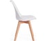 Стул Tetchair tulip mod. 73 дерево/пластик/пу, 485x525x830 мм, белый 14206 2