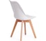 Стул Tetchair tulip mod. 73 дерево/пластик/пу, 485x525x830 мм, белый 14206 3