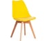 Стул Tetchair tulip mod. 73 дерево/пластик/пу, 485x525x830 мм, желтый 14207 1