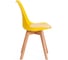 Стул Tetchair tulip mod. 73 дерево/пластик/пу, 485x525x830 мм, желтый 14207 2