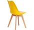 Стул Tetchair tulip mod. 73 дерево/пластик/пу, 485x525x830 мм, желтый 14207 3