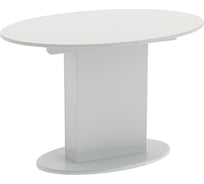 Стол ИП Тарасова А.В. Марсель_192 стекло белый глянец 404507