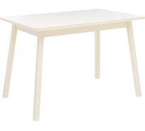 Раздвижной стол Leset Морон, металл Кремовый, стекло Кремовое 34812