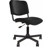 Кресло ОФИСМАГ Кр09, без подлокотников, кожзаменитель, черное 531639