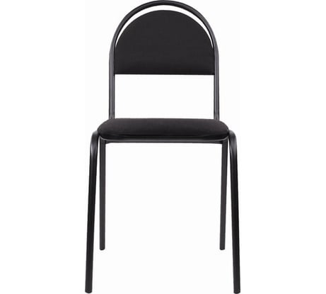 Стул для посетителей ОФИСМАГ Рс00м, черный каркас, ткань черная 531891