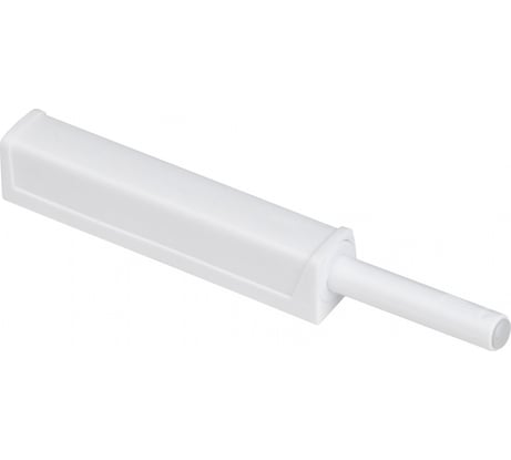 Толкатель фасада AKS Tip on усиленный, с резиновым наконечником, белый AK 82722