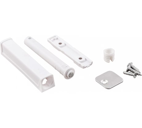 Толкатель фасада AKS Tip on усиленный, с магнитным наконечником, белый AK 72255