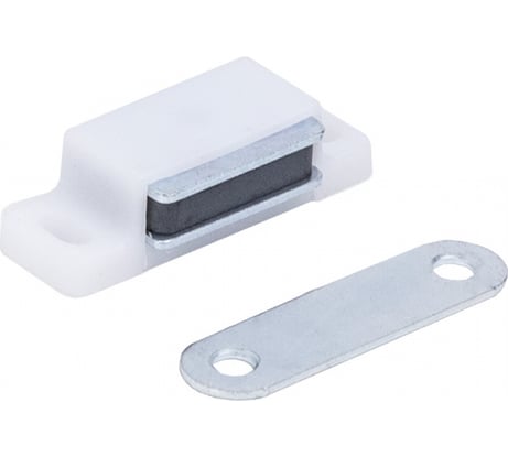 Защелка магнитная мебельная AKS белая AK 38440