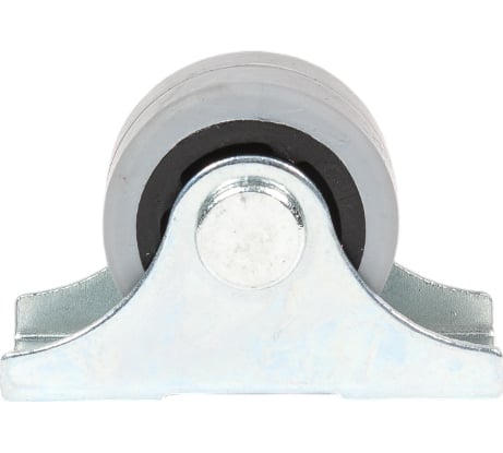 Прямоходящий ролик AKS высота 28 мм, диаметр 25 мм, с резиновым ободом 45924