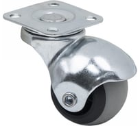 Мебельное колесо AKS с резиновым ободом, диаметр 40 мм 17298