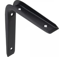 Полкодержатель AKS CRAFT 125x150x1.2 мм, черный 68578