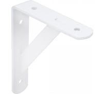 Полкодержатель AKS LINE 150x125x30x4 мм, белый 68519