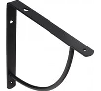 Полкодержатель AKS ORBIT 150x150x20x3 мм, черный 68527