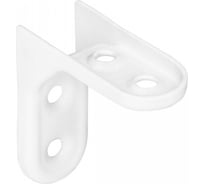 Полкодержатель AKS MONO 30x30x4 мм, белый 68533