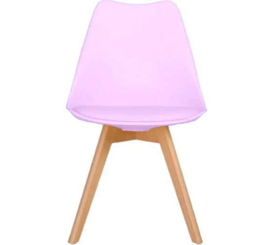 Стул мягкий LEON GROUP в стиле eames dsw, розовый, 1 шт LEON1804M-PIN1