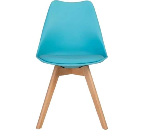 Стул мягкий LEON GROUP в стиле eames dsw, синий, 1 шт LEON1804M-DBL1