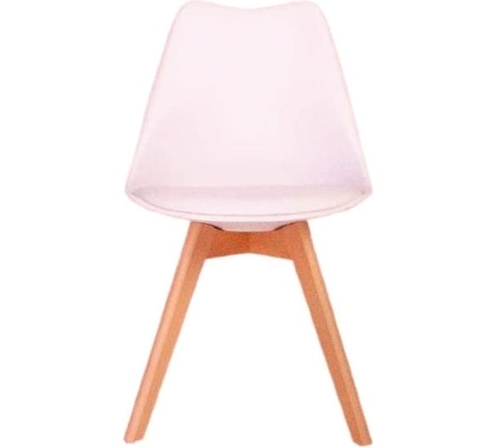 Стул мягкий LEON GROUP в стиле eames dsw, молочный, 1 шт LEON1804M-MW1