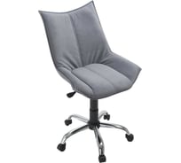 Кресло Фабрикант ткань Velur v 32 (темно-серый), г/п 140, пиастра, кр. Альфа(600)CH, ролик ст. Осло G 4600811925446