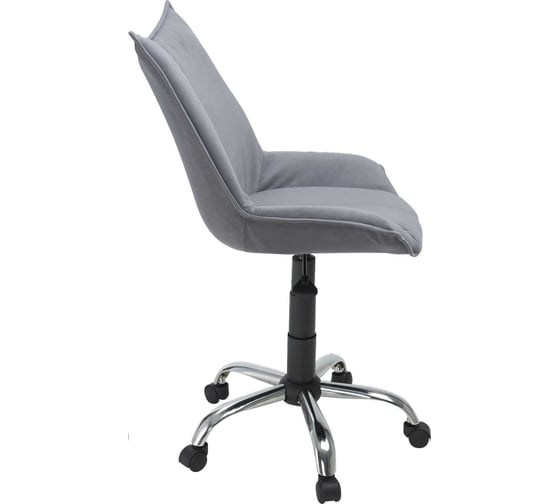 Кресло Фабрикант ткань Velur v 32 (темно-серый), г/п 140, пиастра, кр. Альфа(600)CH, ролик ст. Осло G 4600811925446