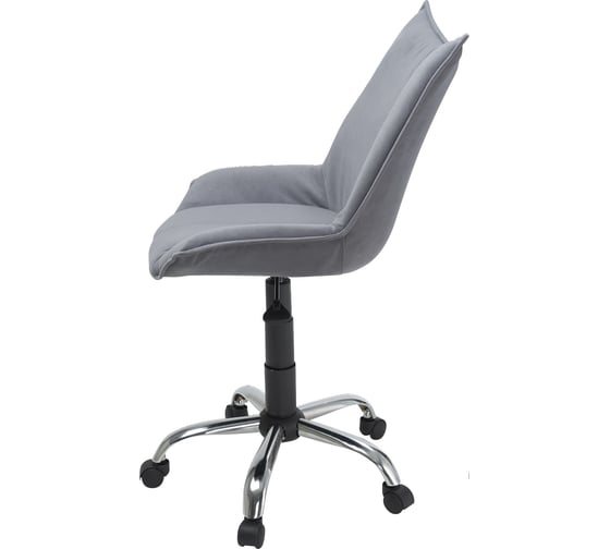 Кресло Фабрикант ткань Velur v 32 (темно-серый), г/п 140, пиастра, кр. Альфа(600)CH, ролик ст. Осло G 4600811925446